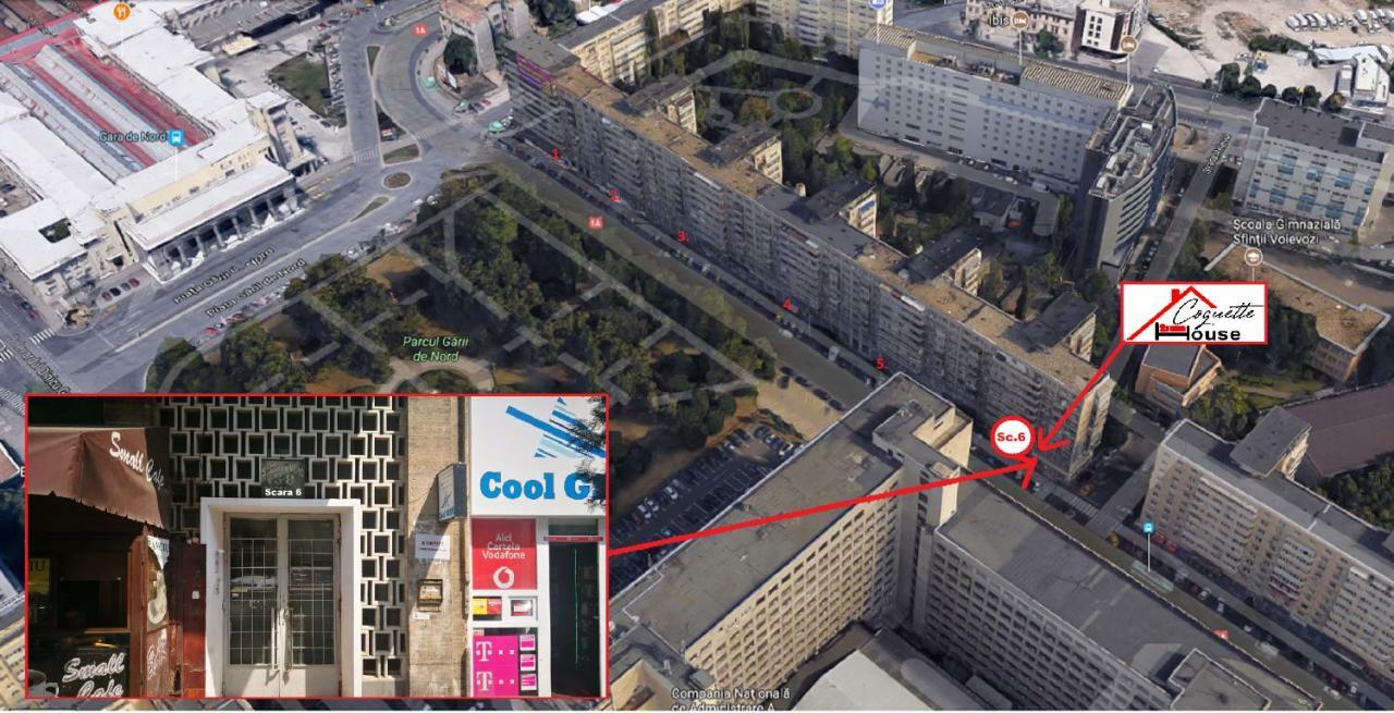 Appartamento Coquettehouse Gara De Nord Bucarest Esterno foto